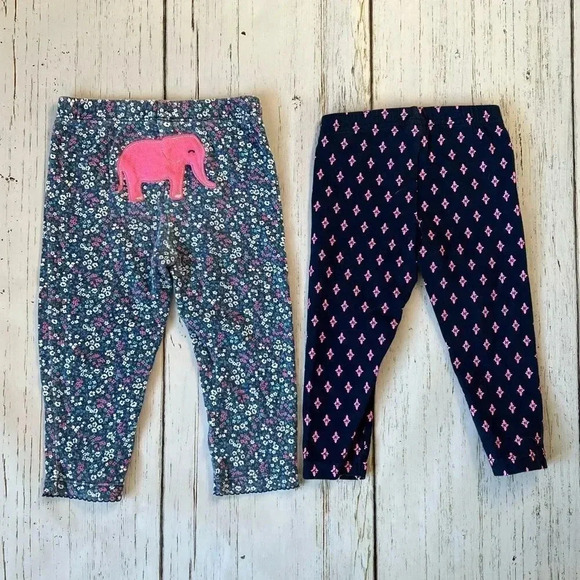 Carter’s/Circo infant girls’ leggings Size 12 months - Picture 7 of 9